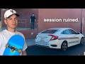 Skaters VS Security Guard!