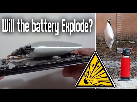 Video: Zal de uitpuilende batterij ontploffen?