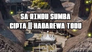 SA RINDU SUMBA || HADAREWA TODU