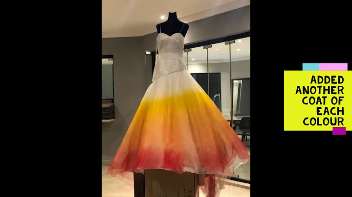 Ombre wedding dress