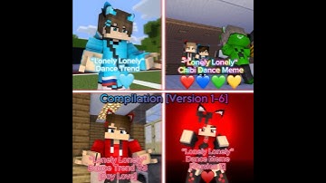 “Lonely Lonely“ Dance Meme [Version 1-6] - Mine-imator Minecraft Animation #shorts #minecraft #viral