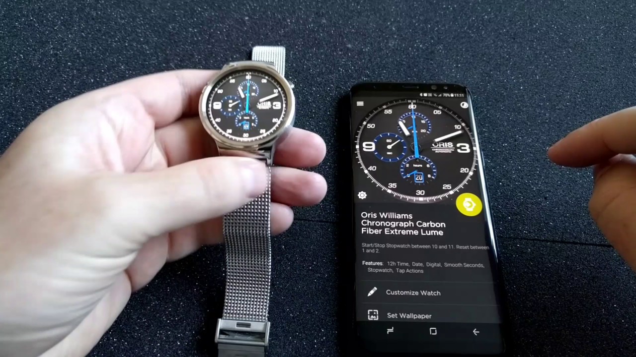 omega watch face android wear