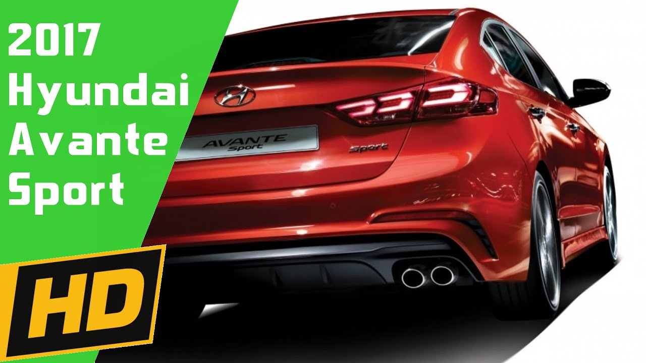 2017 Hyundai Avante Sport You