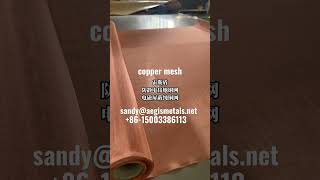 Emi emf shielding Copper mesh for faraday materials 100 200 250 copper wire mesh