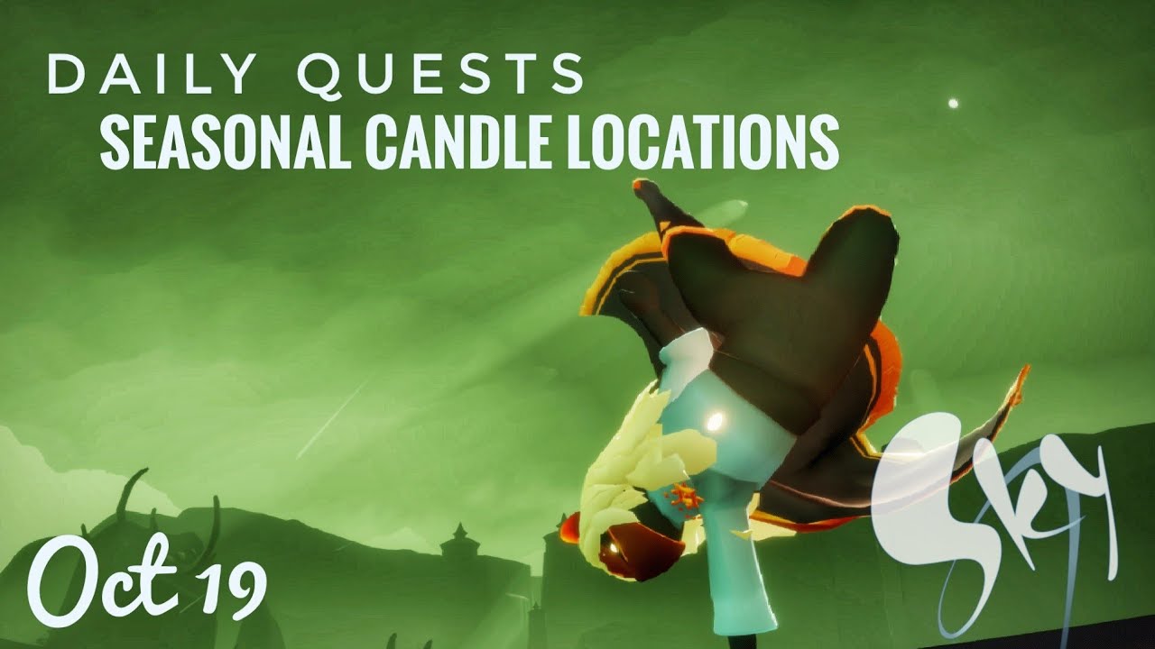 Seasonal Candle Locations Daily Quests Season of Prophecy Sky