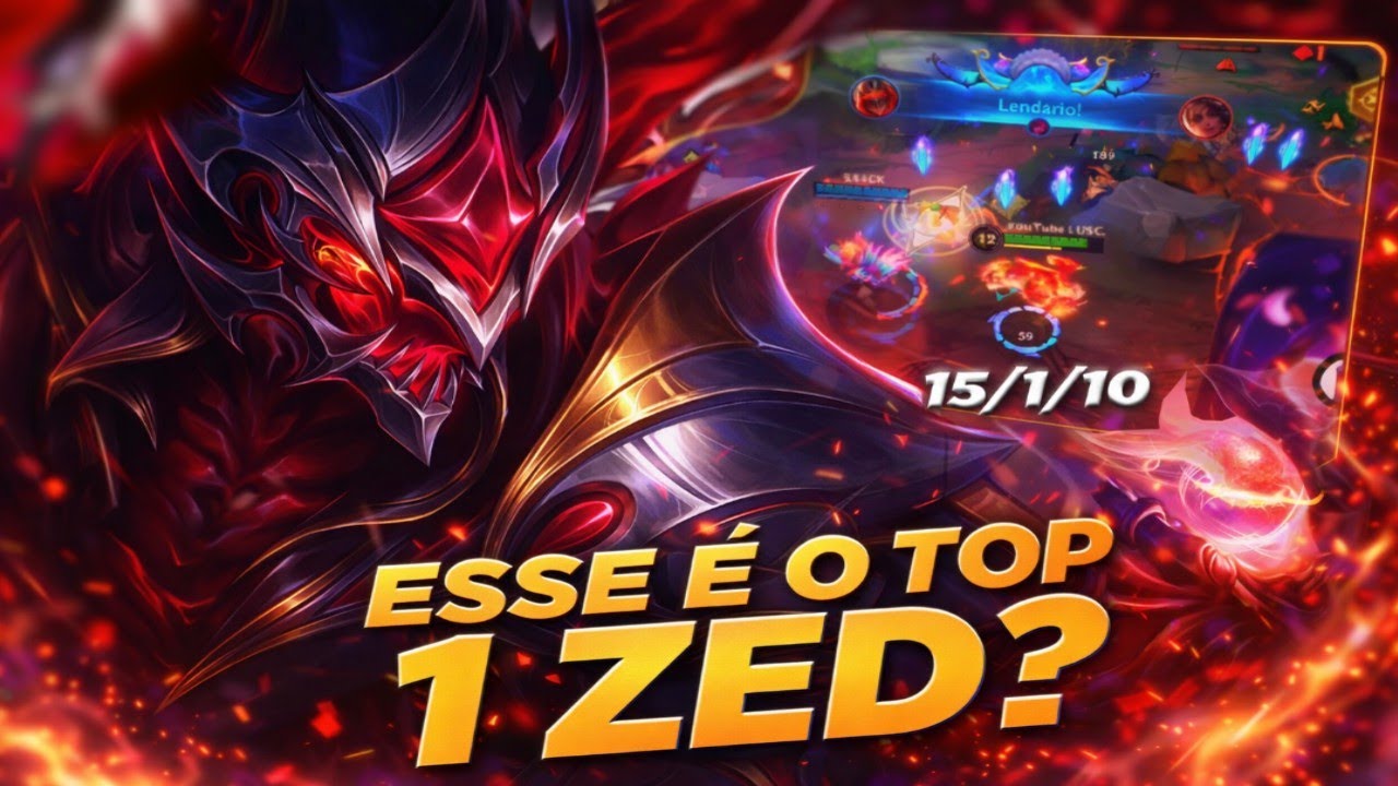 ZED É RIDÍCULO! GANHEI O JOGO SOZINHO (SOLO CARRY REAL)
