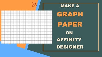 How to Make Graph Paper In Affinity Designer  - Tutorial