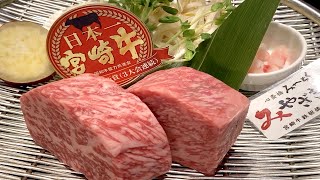 Miyazaki Wagyu Teppanyaki Osaka in Japan  Miyazaki Kan  みやざき館 大阪