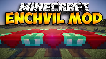 Enchvil Mod - SEPERATE TOOLS AND ENCHANTMENTS! (Minecraft Mod Showcase)
