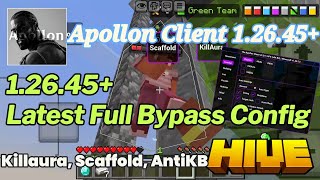 【The Hive】100%AntiBan Config | ✅️Full Bypassed | Apollon Client 1.26.45  Latest Config 🎉🔥