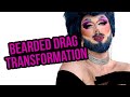 Bearded Drag Queen Makeup Transformation
