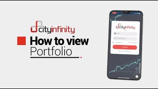 CITY INFINITY APP - HOW TO VIEW PORTFOLIO screenshot 3