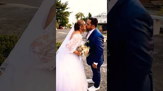 couple love trending shorts viral wedding  Beautiful kiss s Happy