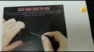 Needle Ejector Wire Terminal Removal Tool, 39pcs Auto Kit Car Electrical Wiring Crimp Connector Pin