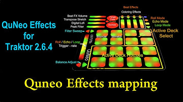 QuNeo Effects mapping for Traktor 2.6.4