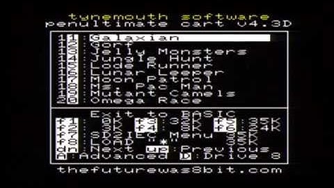 Penultimate Cartridge for Commodore VIC20 testing