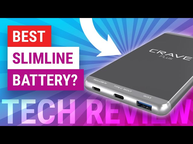 Best Thin Battery Pack?  Crave PLUS Portable External Power Bank Review 