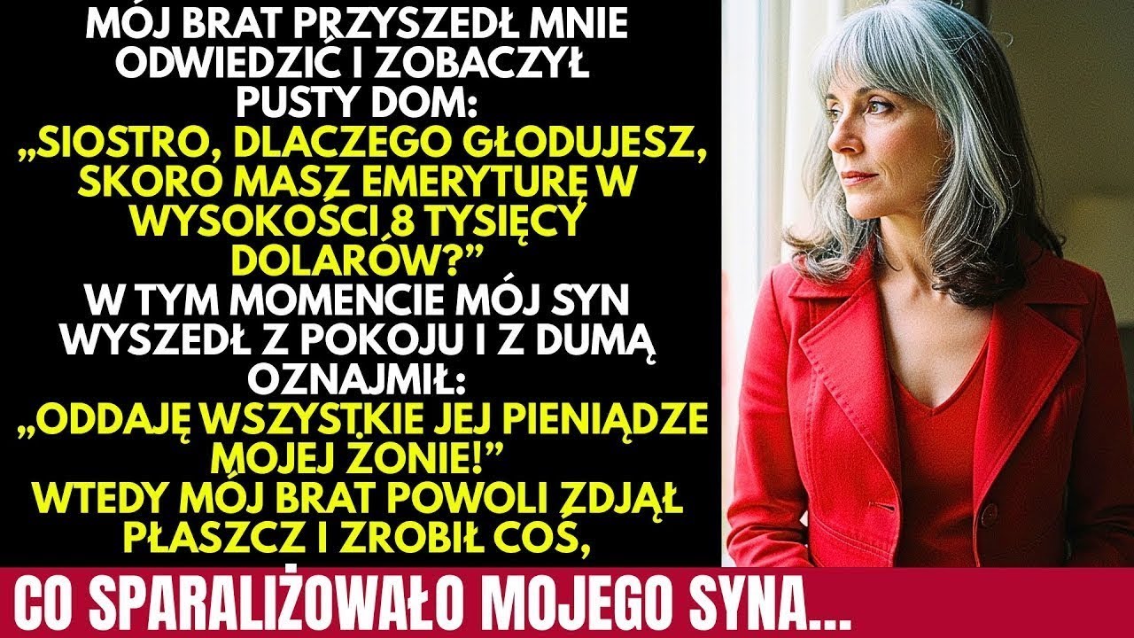 „I oddaję wszystkie jej pieniądze mojej żonie!” — oświadczył mój syn z dumą odwiedzającym