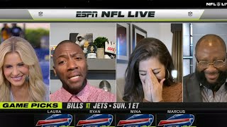 Ryan Clark has the entire NFL Live crew laughing with his Jets take 😂