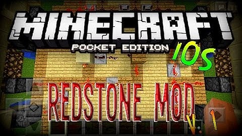 MCPE iOS REDSTONE MOD!!! - In-Development & Releasing Soon!?! | Minecraft Pocket Edition 0.12.1