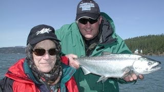 SideWinder Planer Board catches Land locked Chinook Salmon Angler's  Xperience Episode 59 
