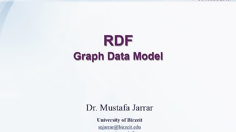 RDF - Graph Data Model