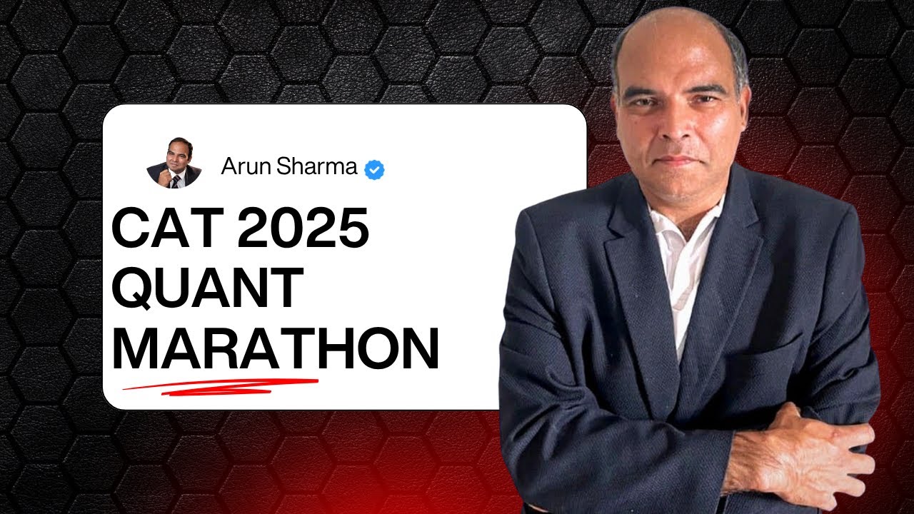 Quant Marathon Series for CAT 2025 by Arun Sharma