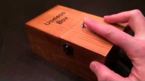 Useless Box Hout, Wood Useless Machine