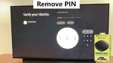 Onn Google TV Streamer : How To Remove PIN From Locked Profile