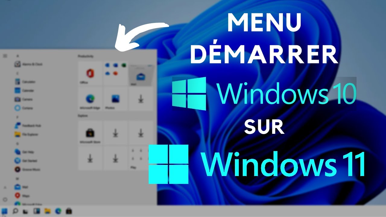COMMENT AVOIR LE MENU DÉMARRER WINDOWS 10 SUR WINDOWS 11 ! [FR]