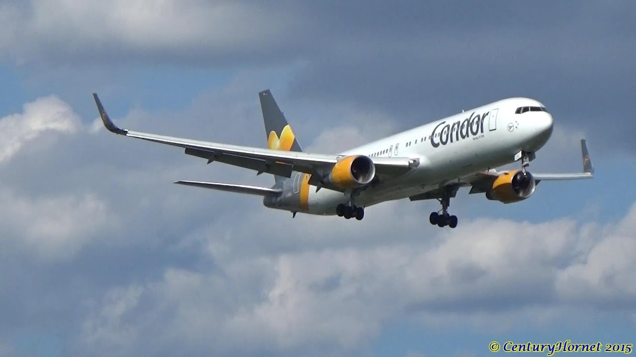 First Visit Condor Boeing 767 300er Winglets New Colours