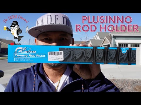 Plussino Fishing Rod Rack Install and Demo 