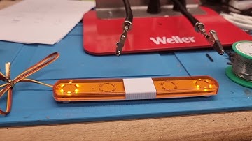 Beam with 4 Rotating Beacons for RC Truck