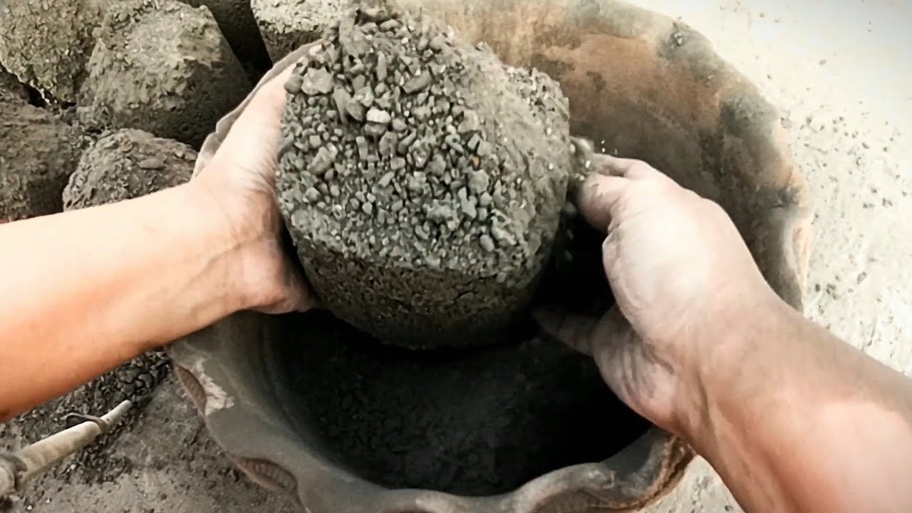 Super Duper Dusty😷Smokey🌪️Soft Pure Charcoal⚫Melting in My Hands Dry🌪️Clay Pot Crumbling💯Satisfying💆