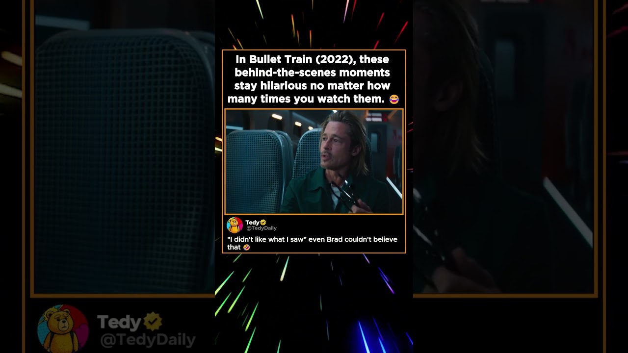 In Bullet Train (2022), these behind-the-scenes moments stay hilarious no matter how many times