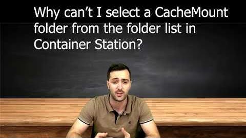 CacheMoun Container station｜NAS FAQ