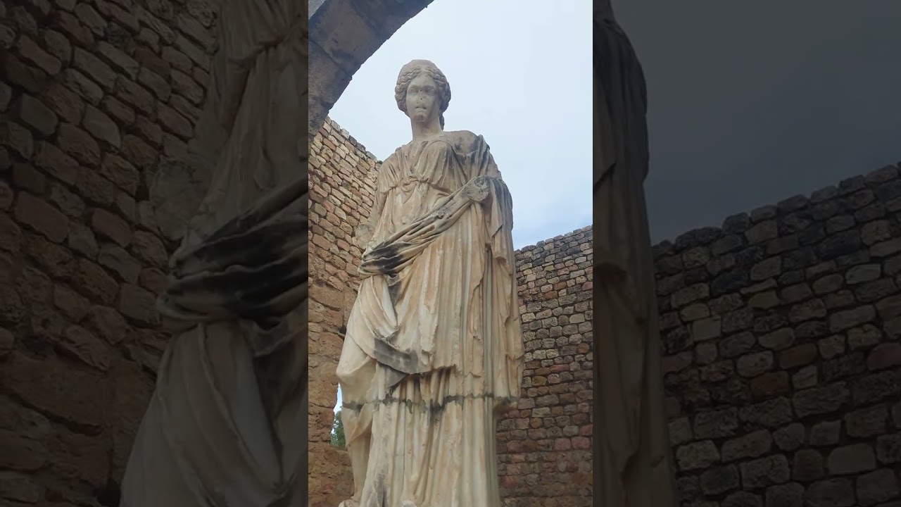 المسرح الاثري لمدينة قالمة، الجزائر ج1 Théâtre antique Numidoromain de Guelma Algérie 