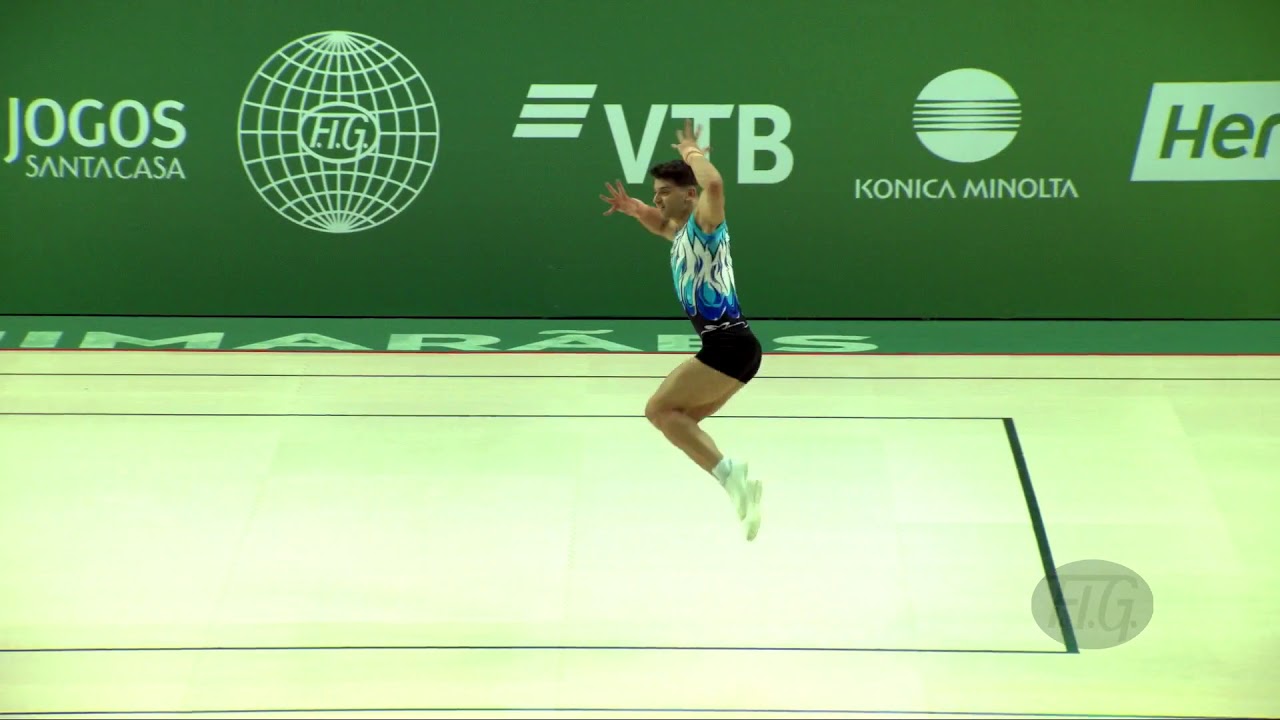 PAPAZOV Antonio (BUL) - 2018 Aerobic Worlds, Guimaraes (POR) - Individual Men Qualifications