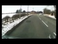 March was the coldest for 51 years and this idiot driver proves were really not used to it