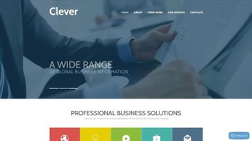 Business & Services Responsive Website Template by WT - 57952