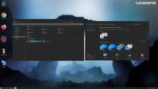 Dark Blue Alpha Theme and Icon For Windows10 November 2019 Update 1909