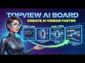 Topview AI Board Tutorial (Create AI Videos with Seedance, Kling &amp; Nano Banana)