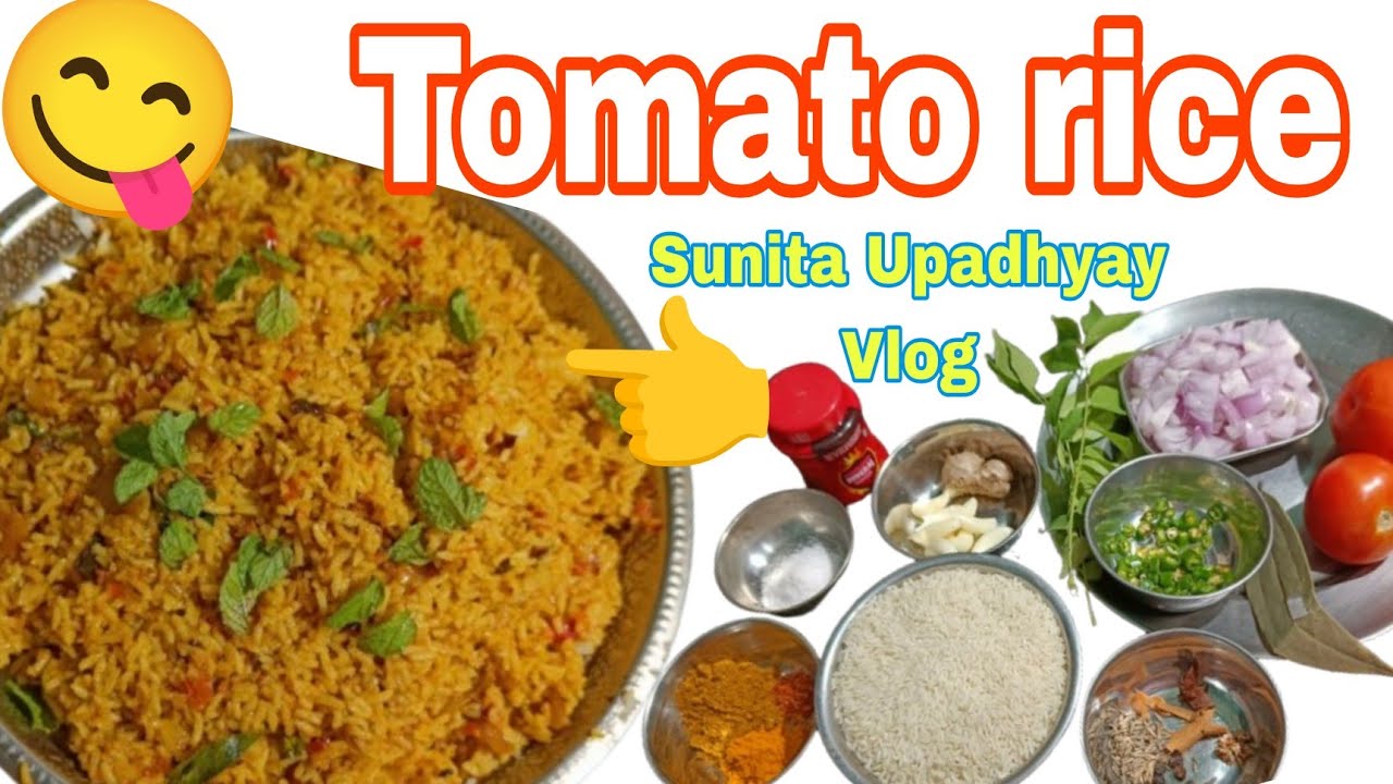 10 minute main taiyar hone vala testy and healthy food Tomato rice