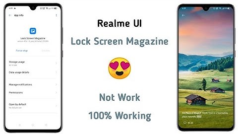Realme Look Screen Magazine Now Work | Realme Look Screen Magazine Problem Fix