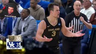 UPSET OF THE YEAR.. Oakland vs. Kentucky - First Round NCAA tournament (reaction)