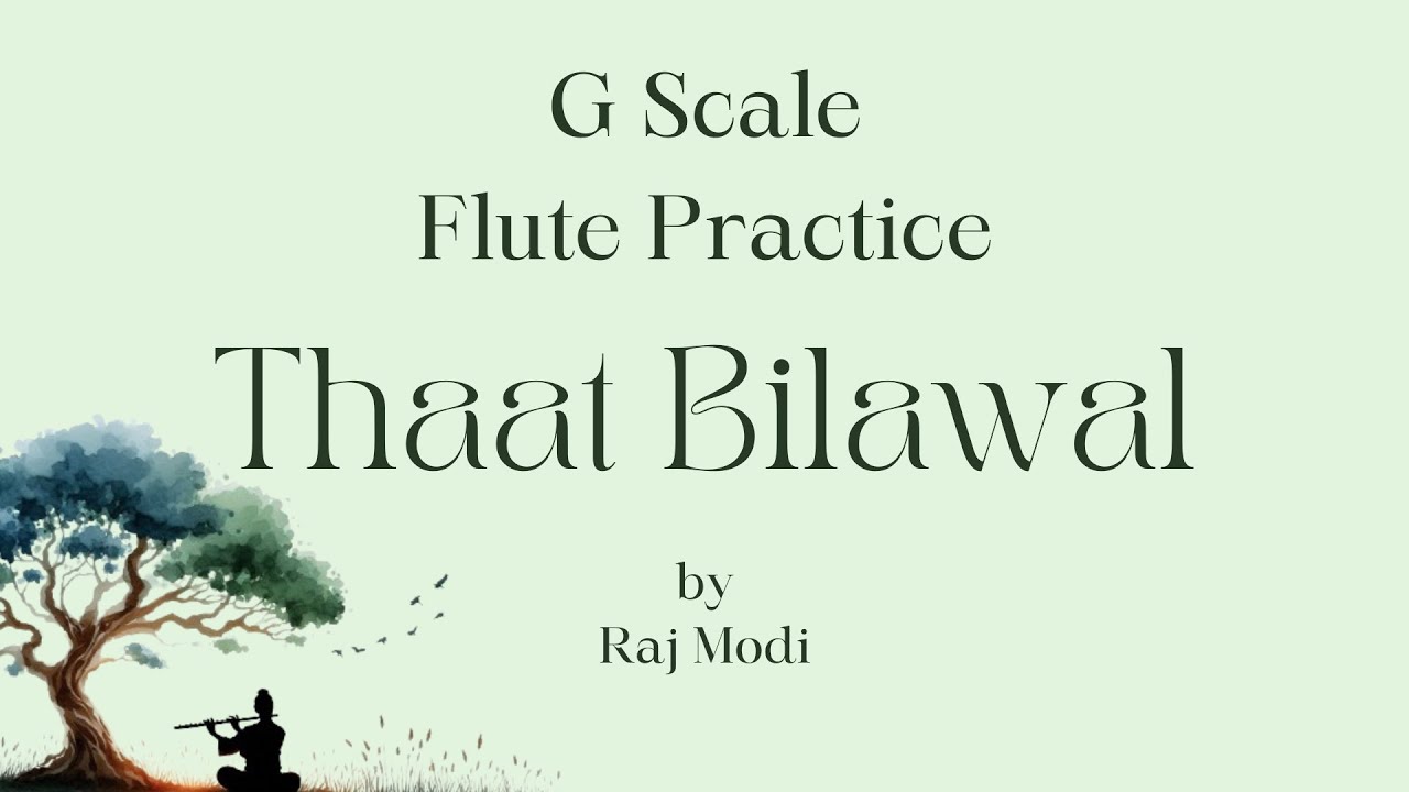 Thaat Bilawal Flute Riyaz | 20 Minutes | G Scale | Naad Anand