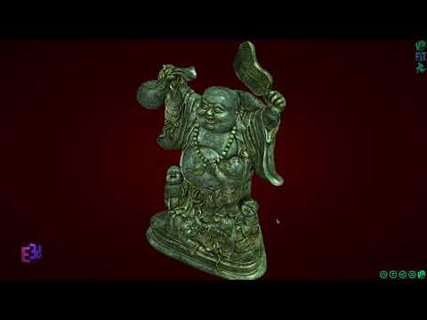Video Số hóa tượng Phật Di Lặc - Trưng bày bán hàng 3D online - youtube