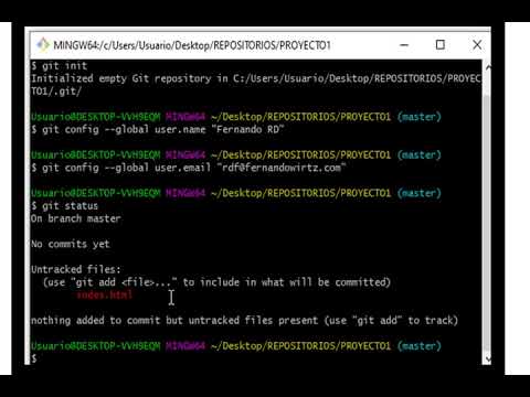 Tutorial de Git (Parte 1/4) - YouTube