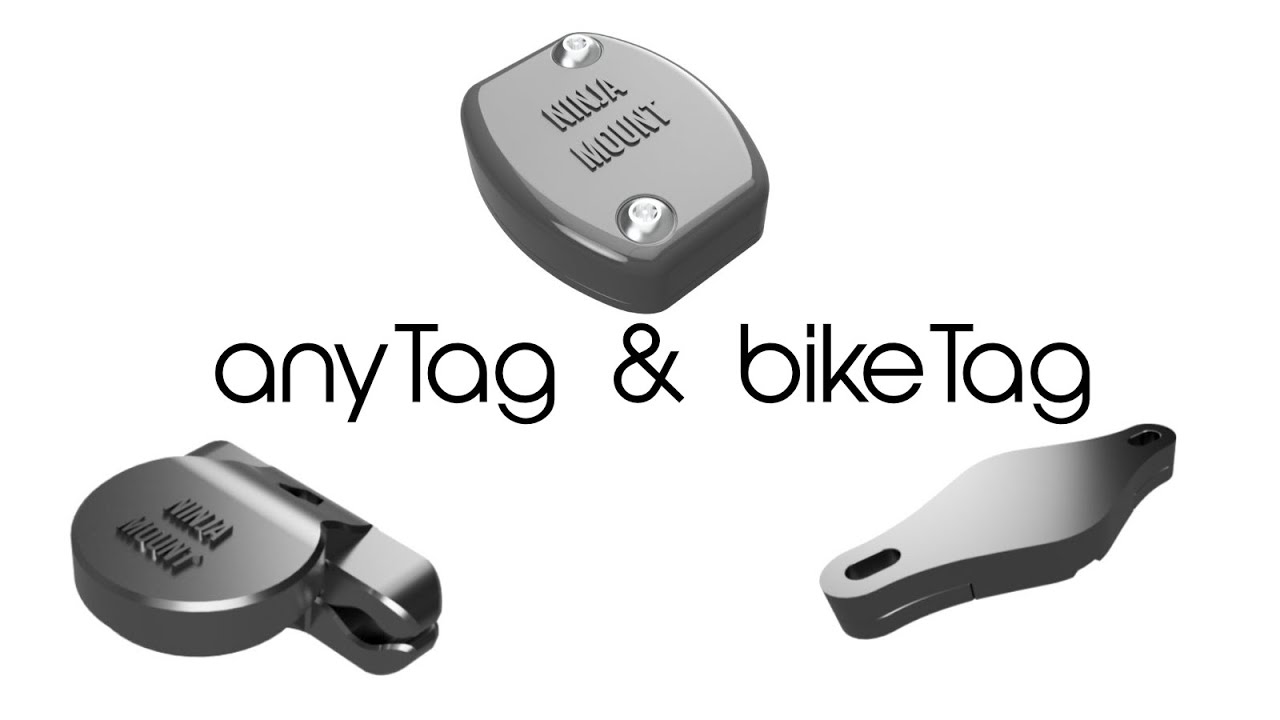 Ninja Mount biketag & anytag Airtag-Halterungen: Praktischer Diebstahlschutz  für's Bike 