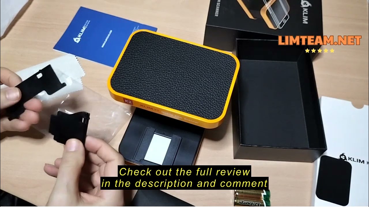 KLIM K2 Mobile Film Scanner 35mm + New 2024 + Positive & Negative Scanner + Slide Scanner + Photo Sc